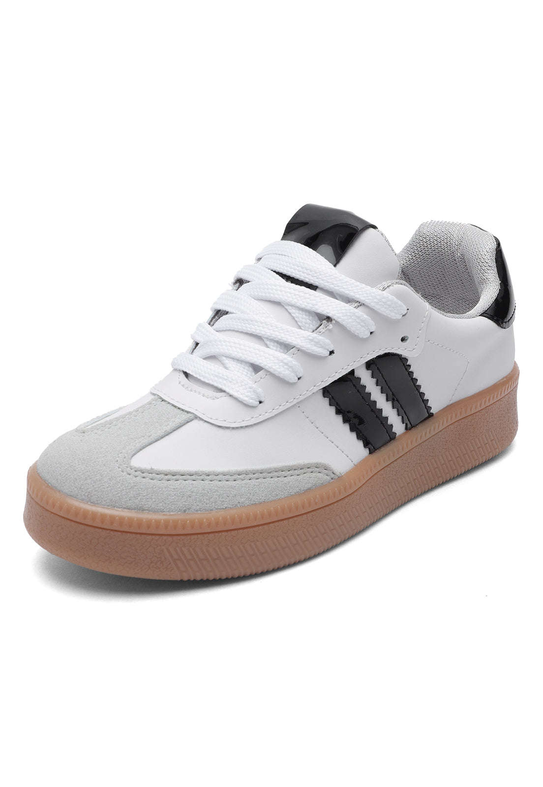 Tenis Dama Blanco- Negro Samba