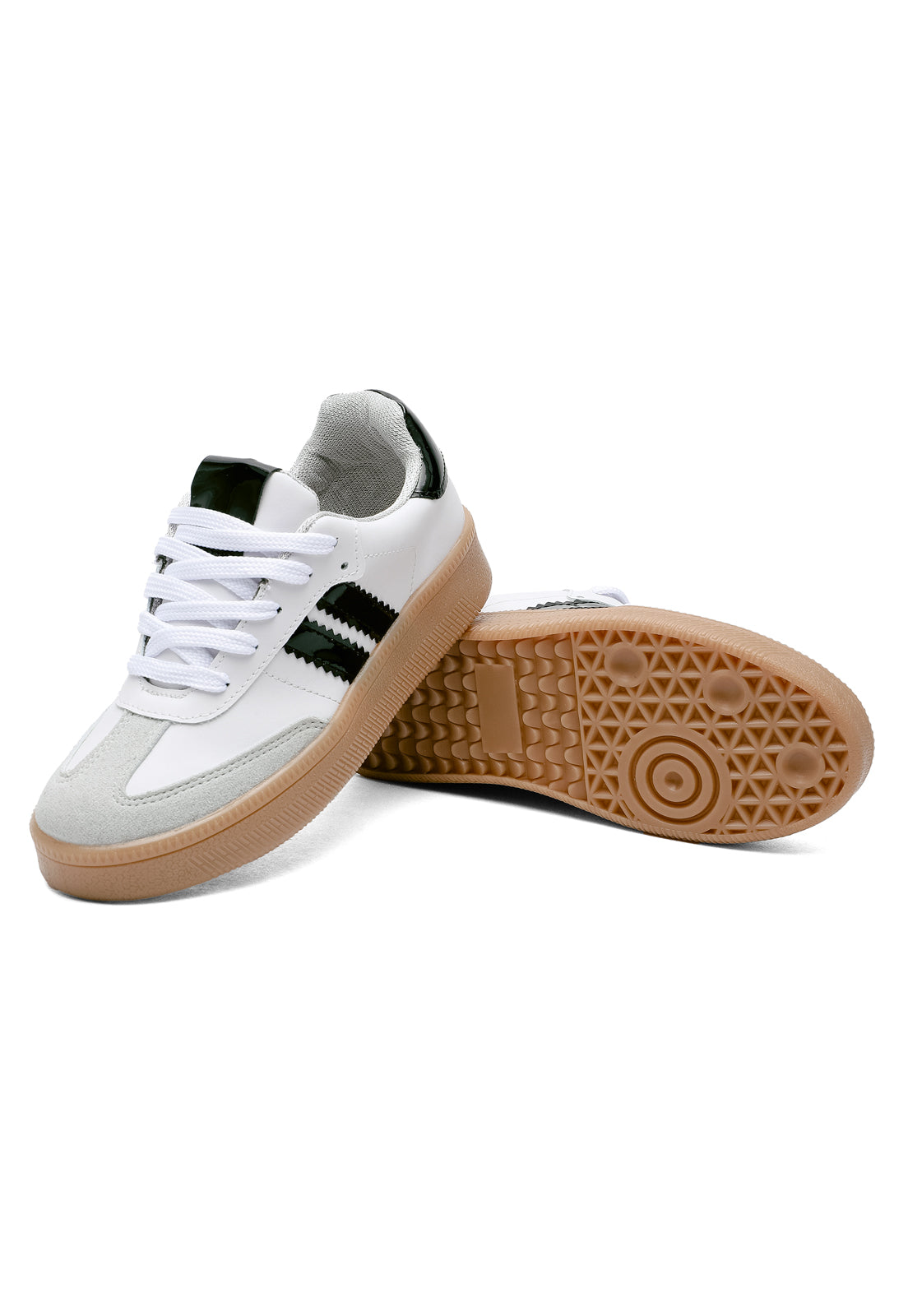 Tenis Dama Blanco- Negro Samba