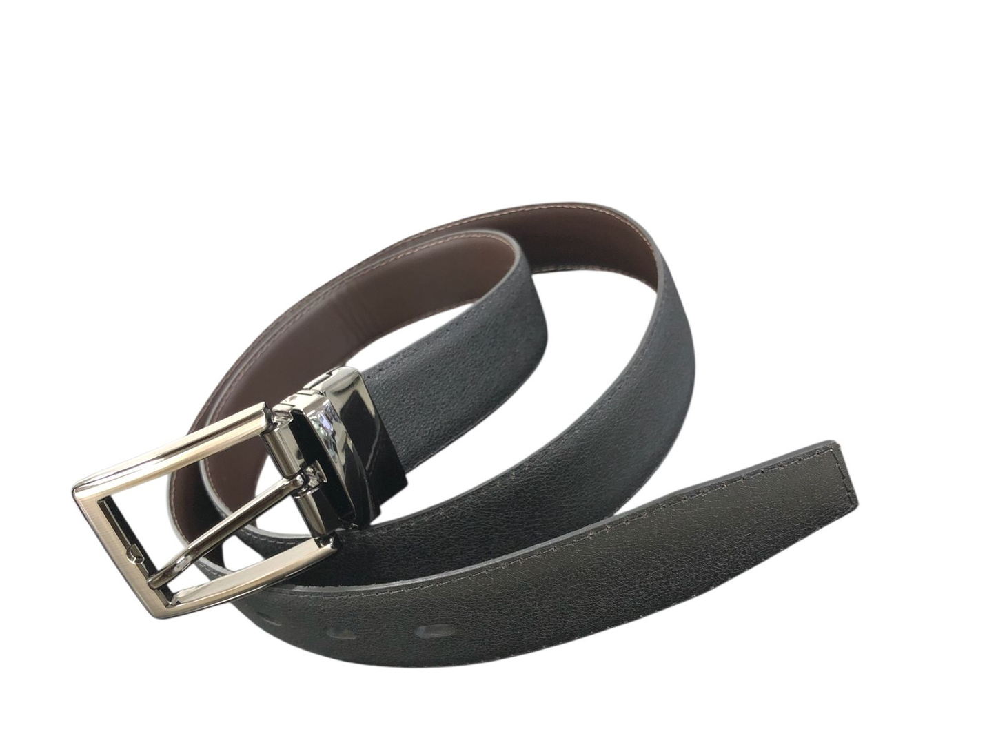 Cinturon de cuero negro 607