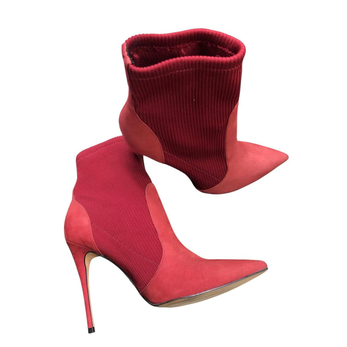 Botín cuero y textil 1143112