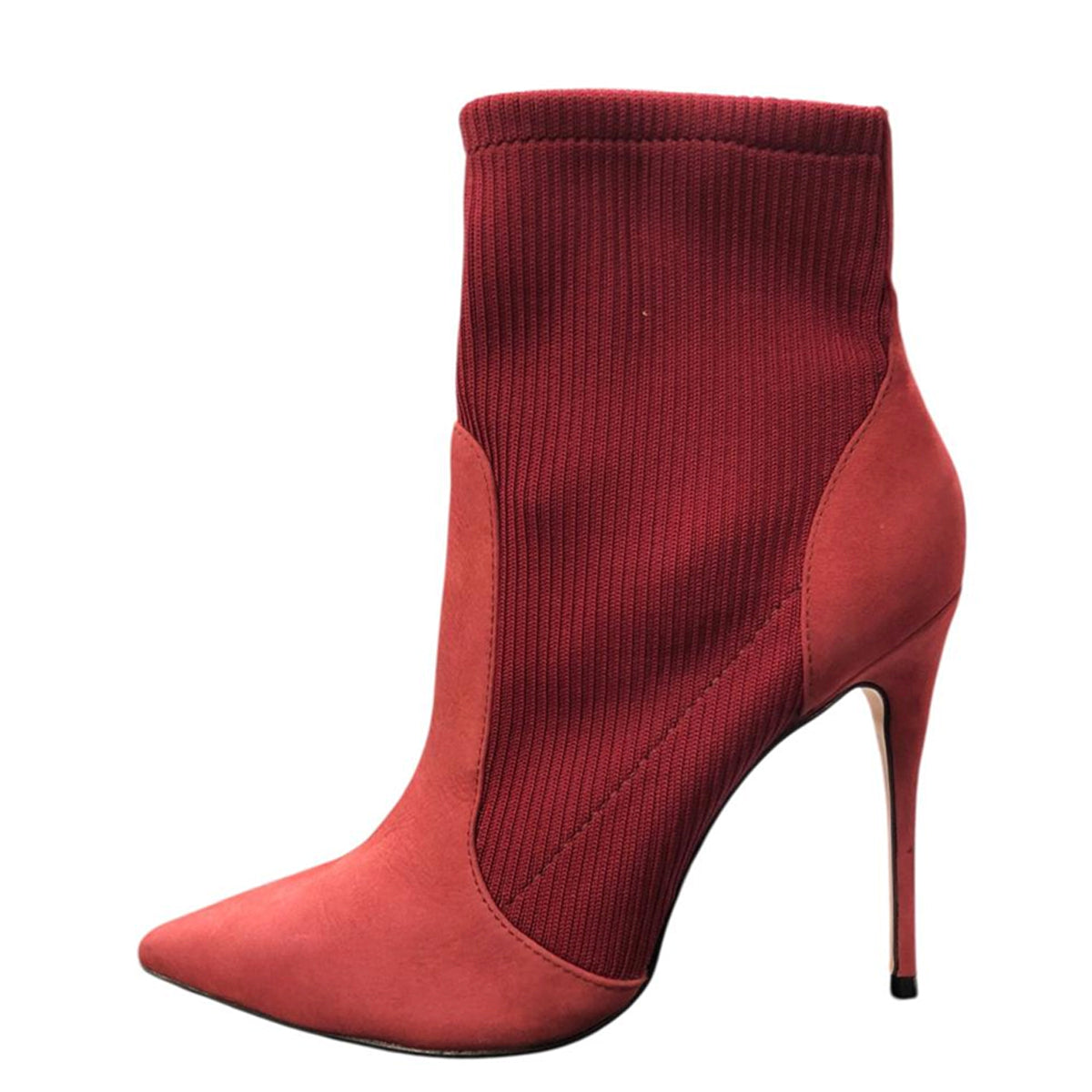 Botín cuero y textil 1143112