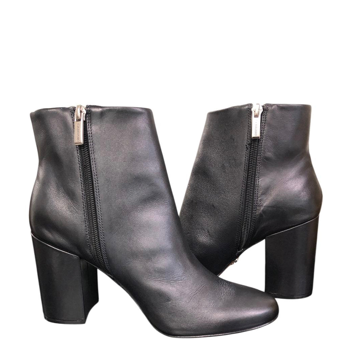 Botín taco forrado cuero 130630B