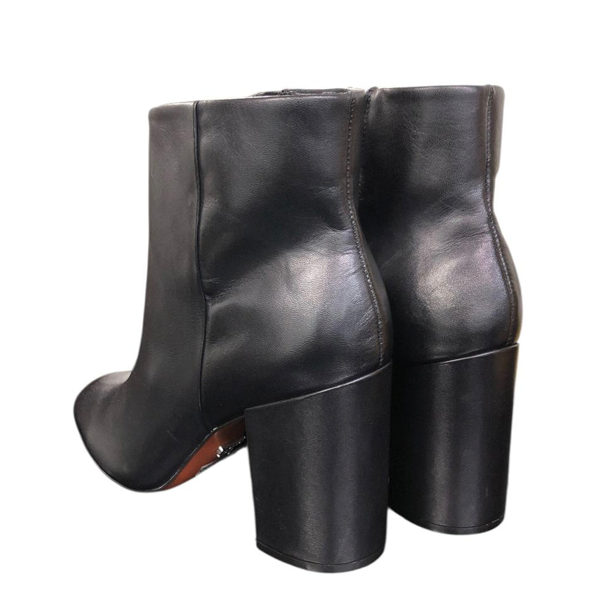 Botín taco forrado cuero 130630B