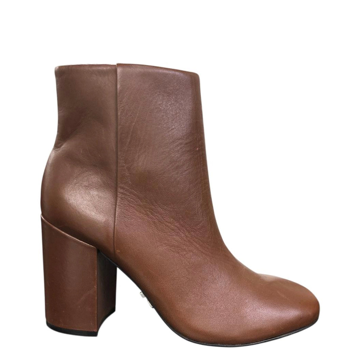 Botín taco forrado cuero 130630B