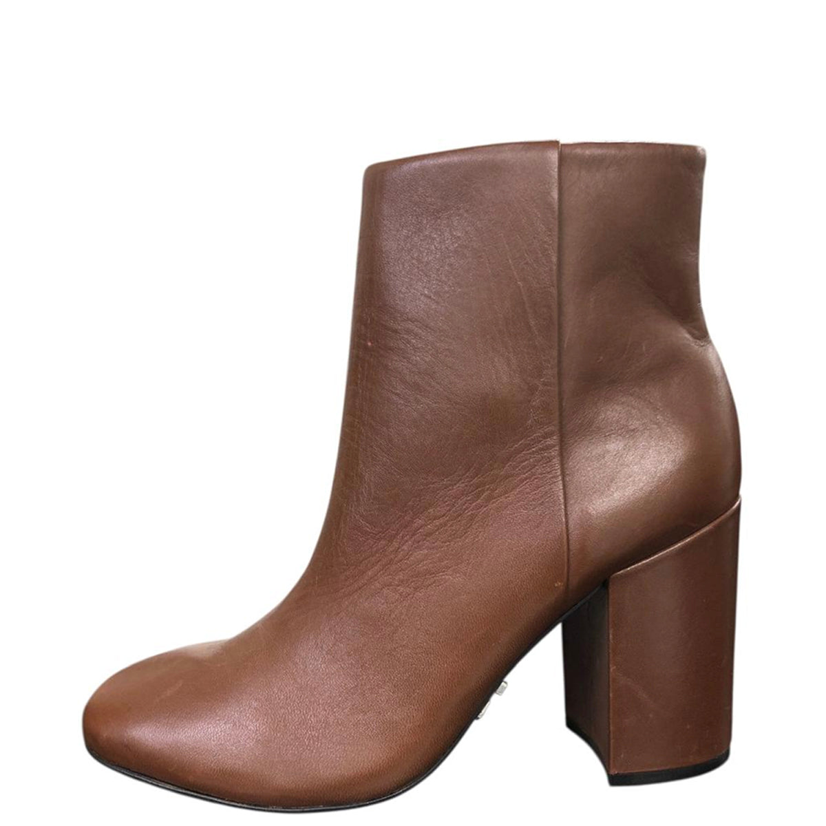 Botín taco forrado cuero 130630B