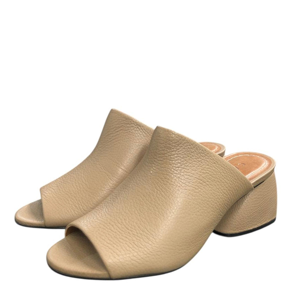 Calzado zueco de cuero 139202