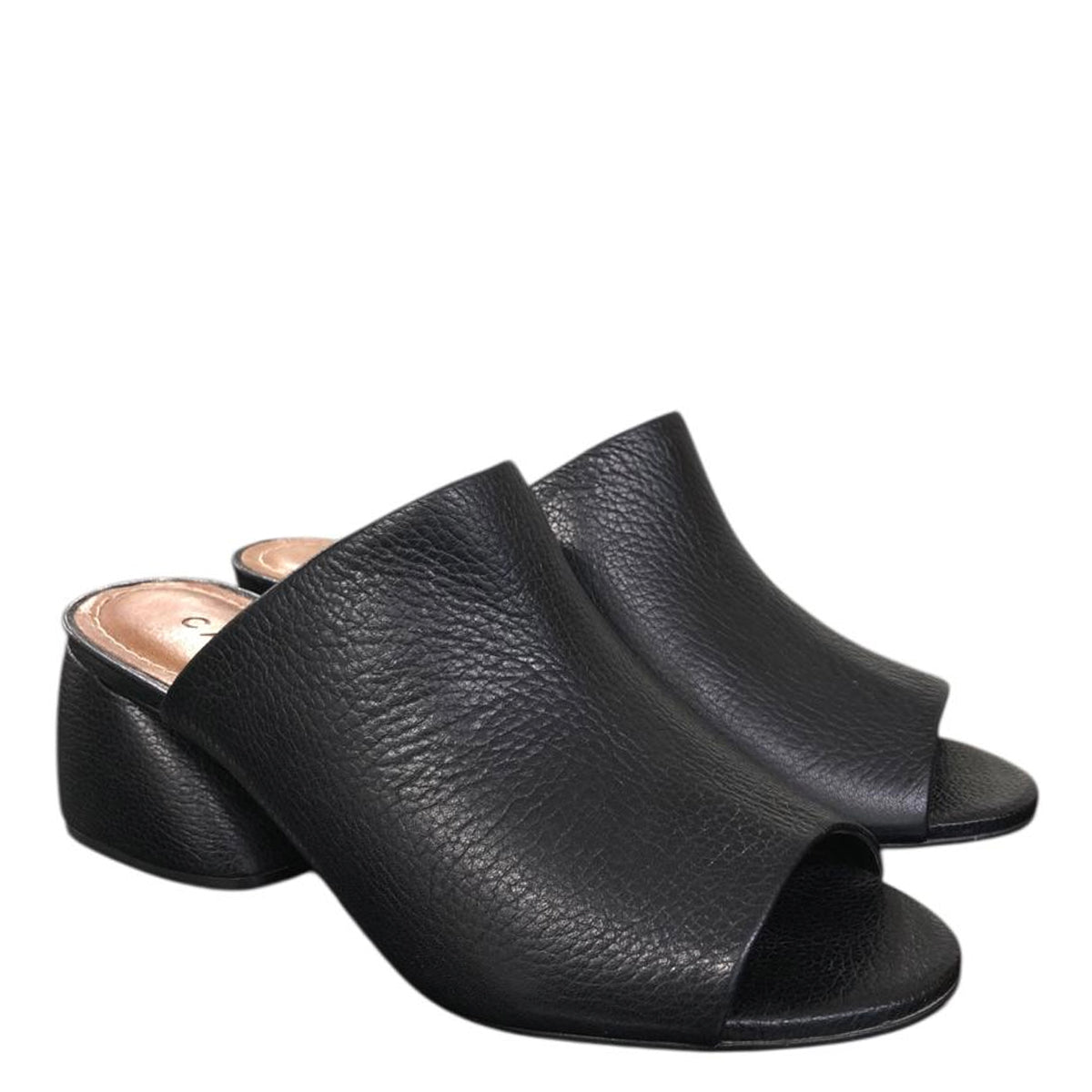 Calzado zueco de cuero 139202