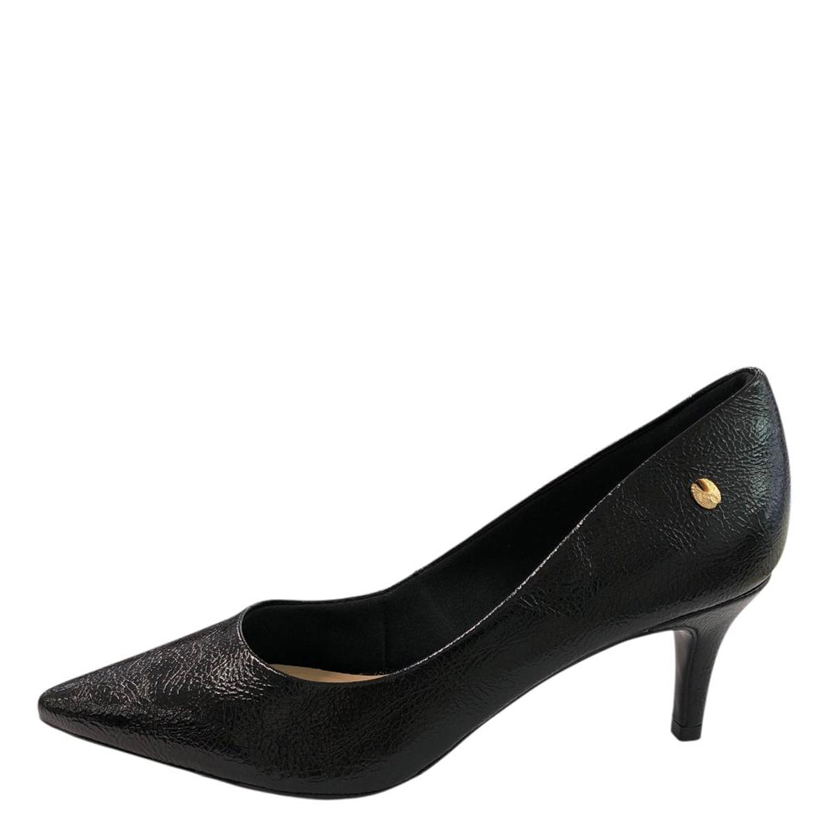 Tacón bajo de charol negro show 213-000