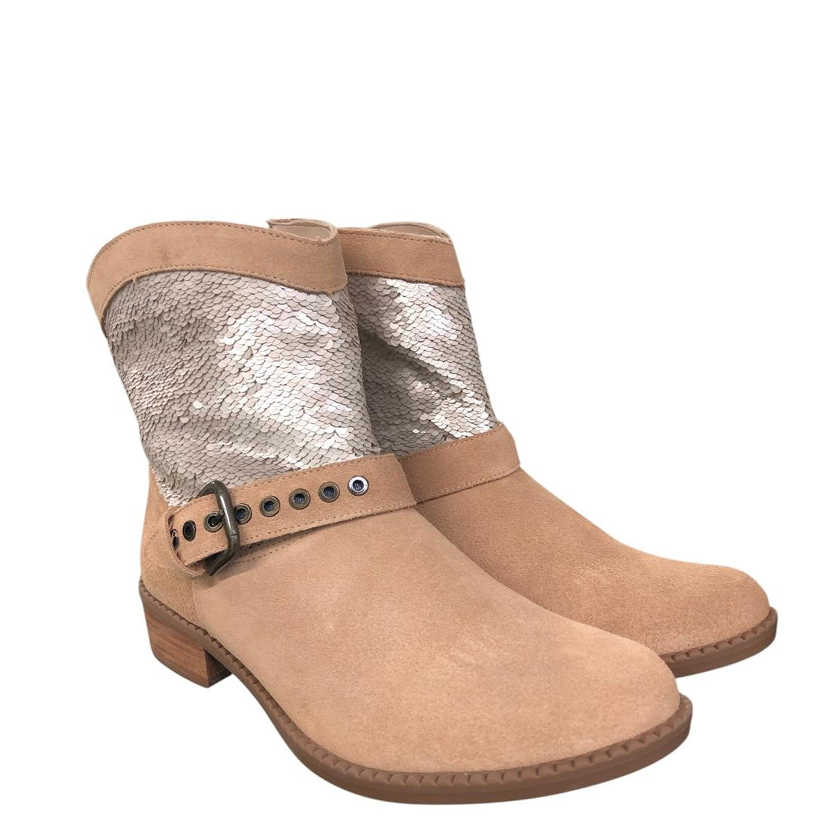 Botín con lentejuelas T1241