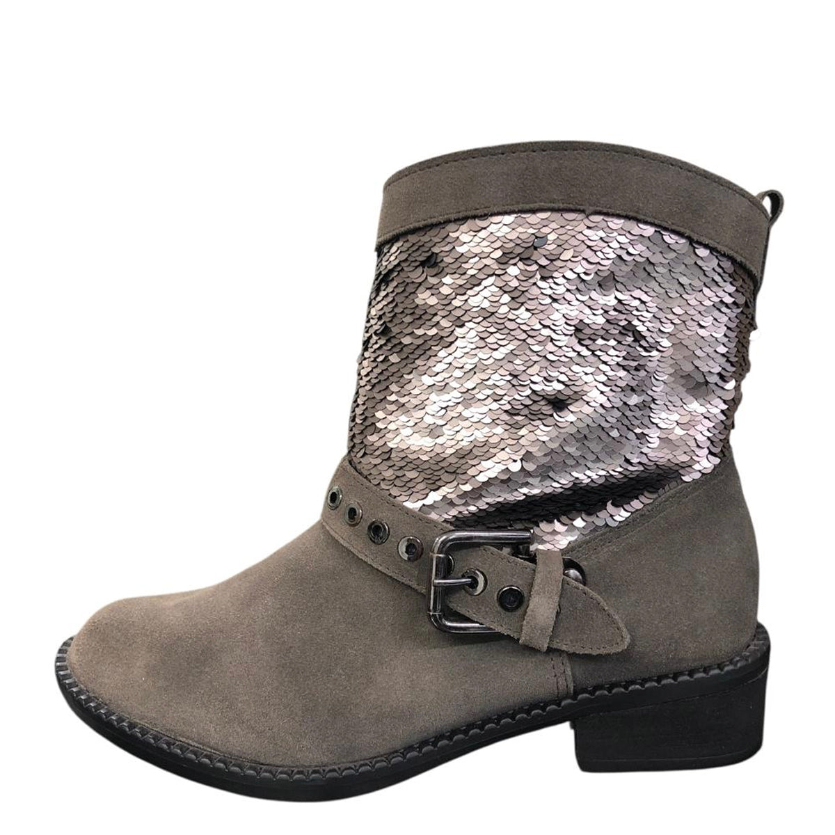 Botín con lentejuelas T1241