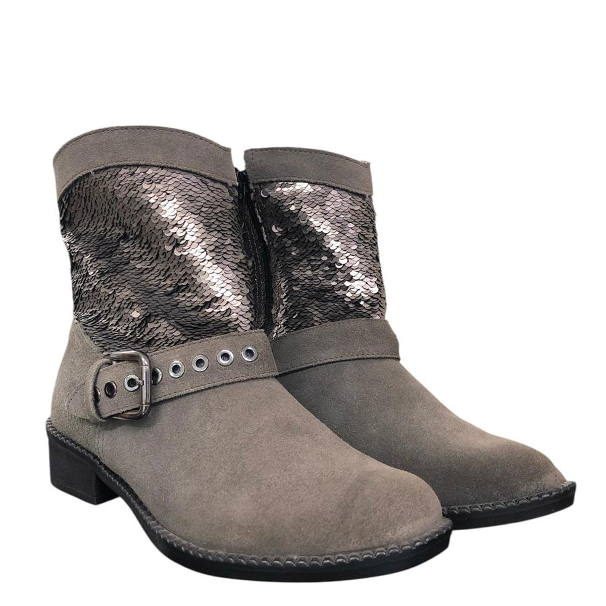 Botín con lentejuelas T1241