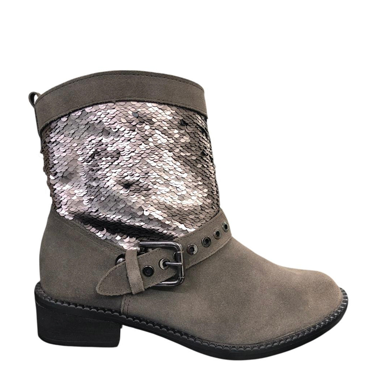 Botín con lentejuelas T1241