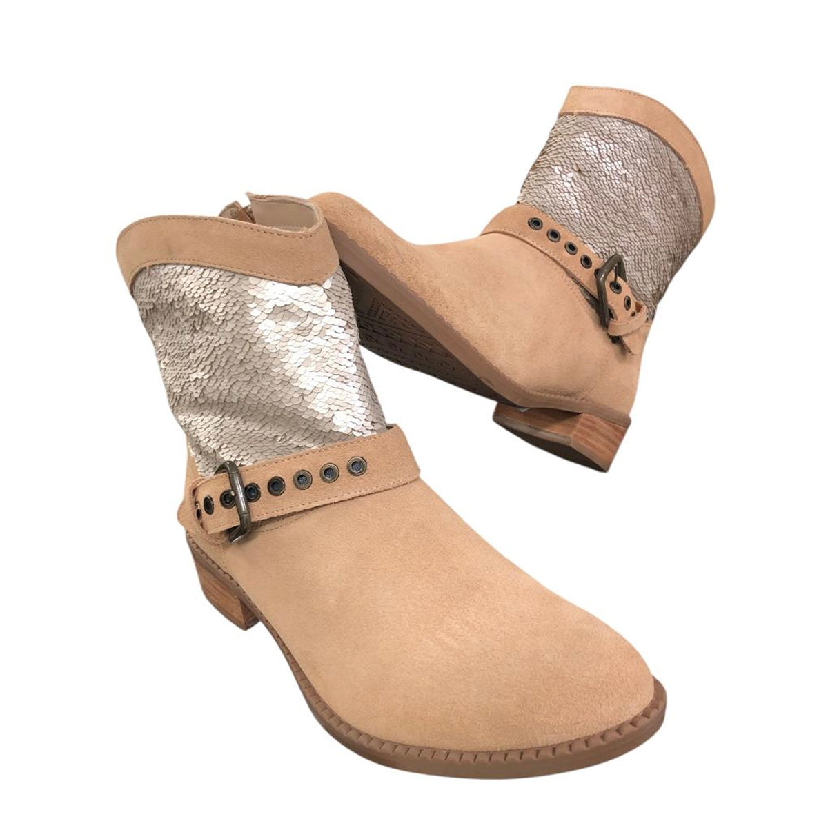 Botín con lentejuelas T1241