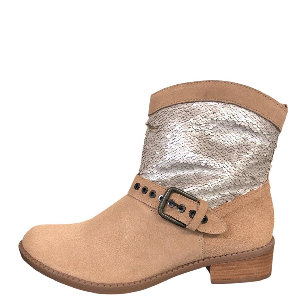 Botín con lentejuelas T1241