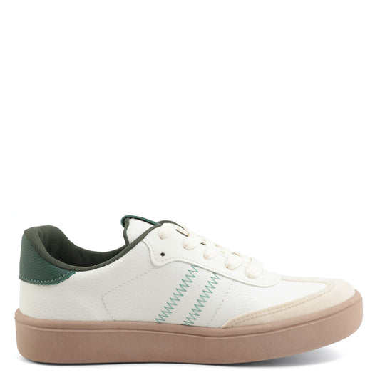 Tenis Dama Marfil/Verde Samba Brazil