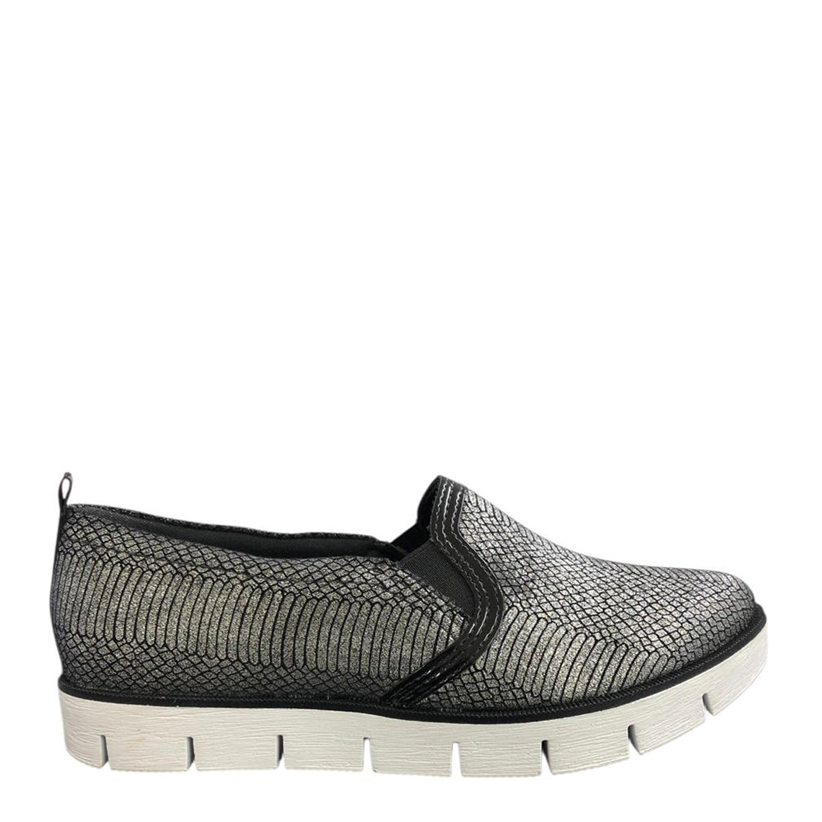 Calzado gris sin taco T0809A