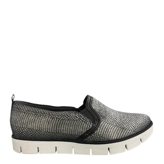 Calzado gris sin taco T0809A