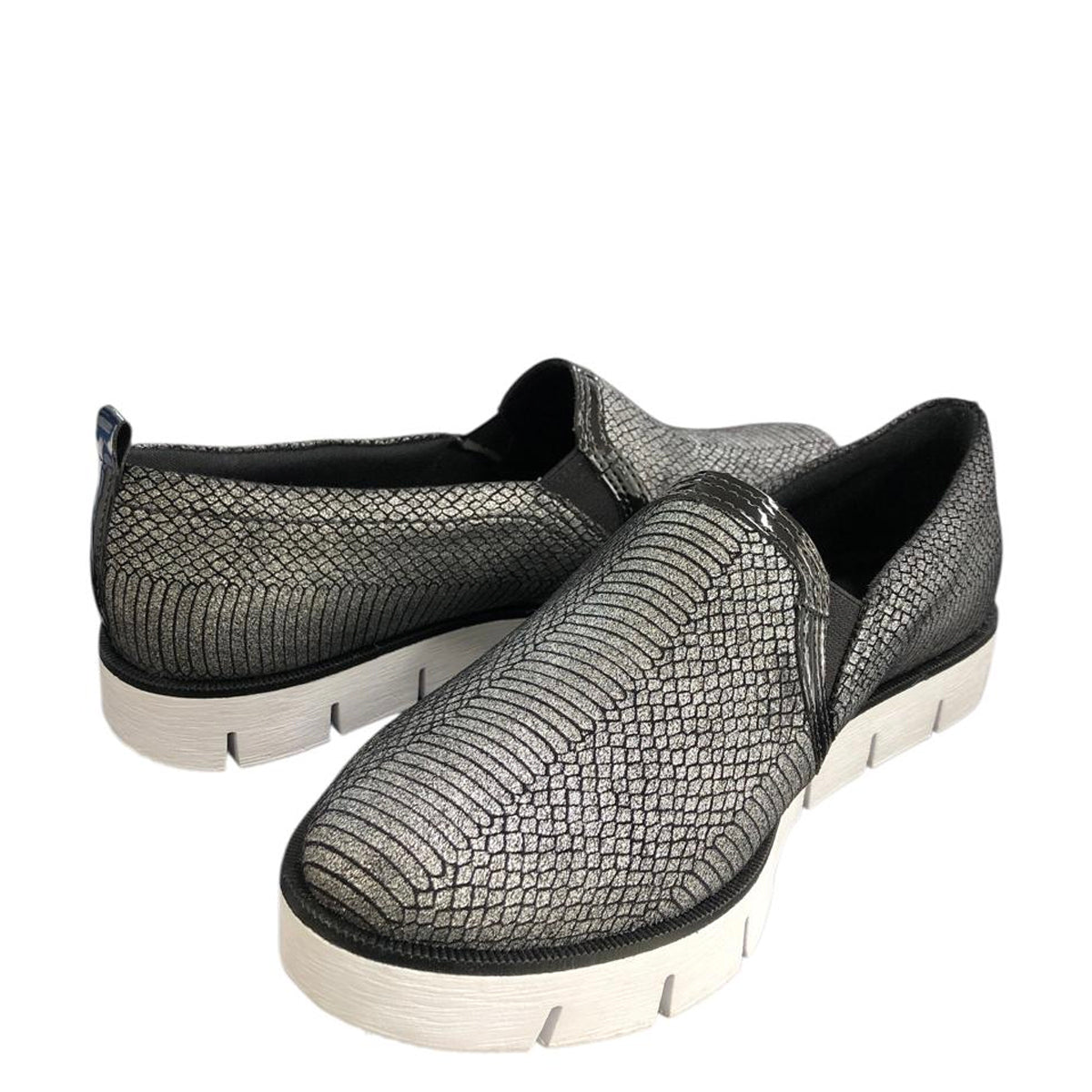 Calzado gris sin taco T0809A