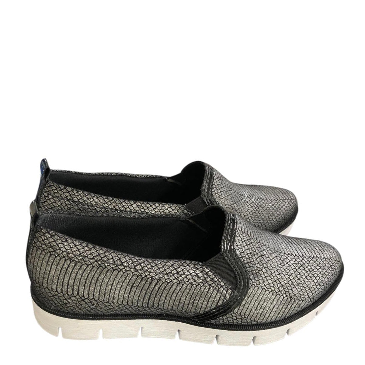 Calzado gris sin taco T0809A