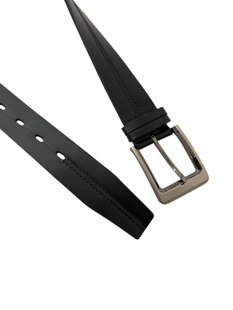 Cinturon de cuero negro 403