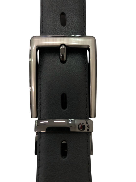 Cinturon de cuero negro 607