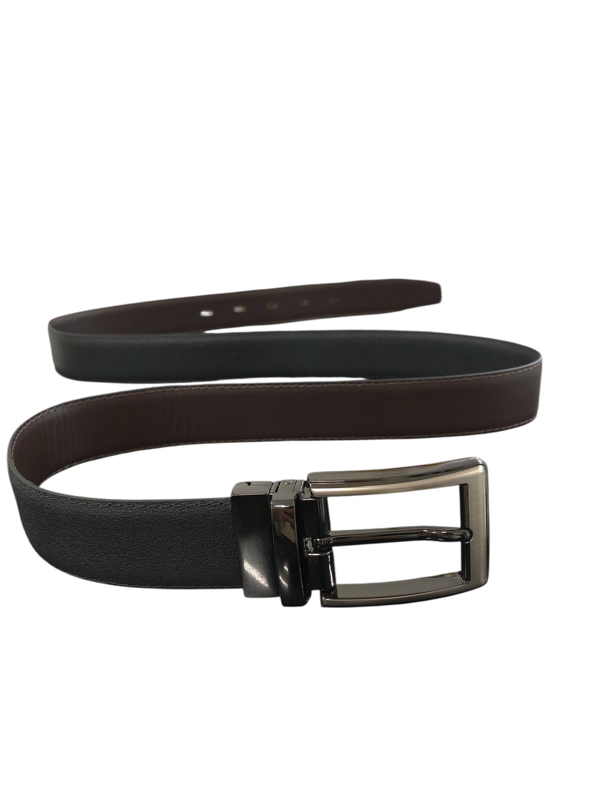 Cinturon de cuero negro 607