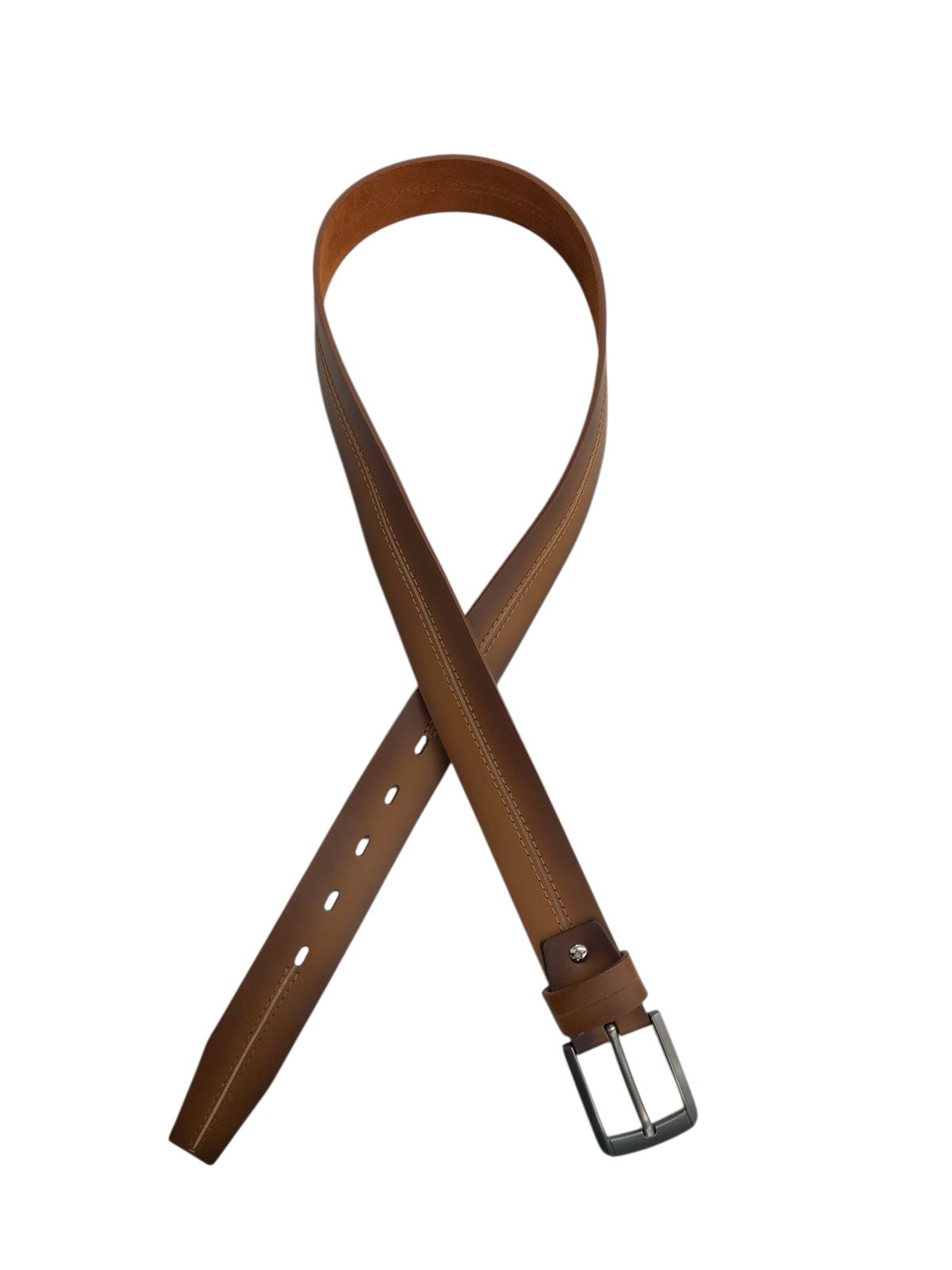 Cinturon de cuero camel 500