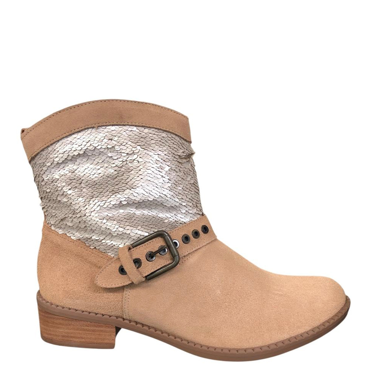 Botín con lentejuelas T1241