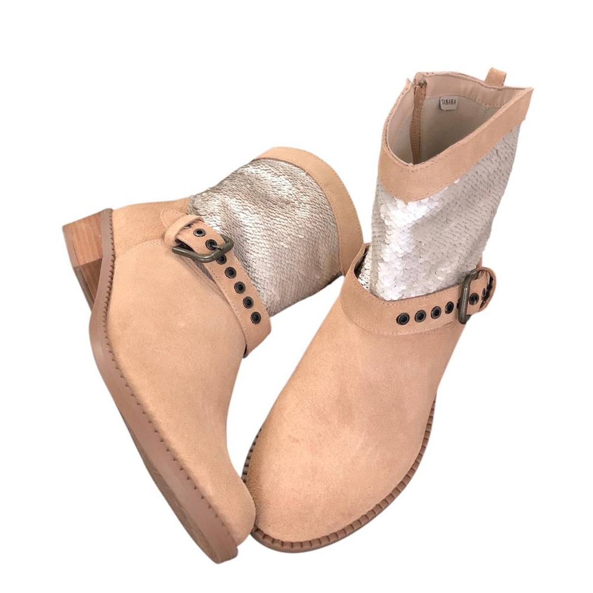 Botín con lentejuelas T1241